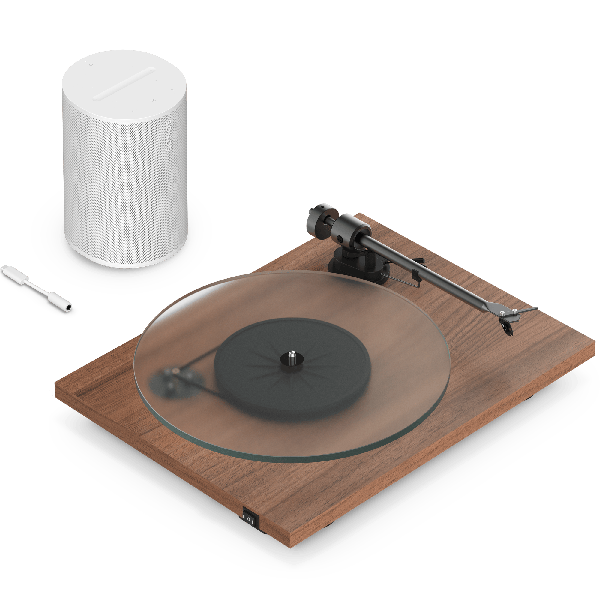 Sonos Platenspelerset met Era 100 - Okkernoot